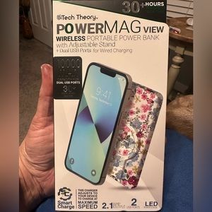 Tech Theory Power Mag view  wireless portable power bank